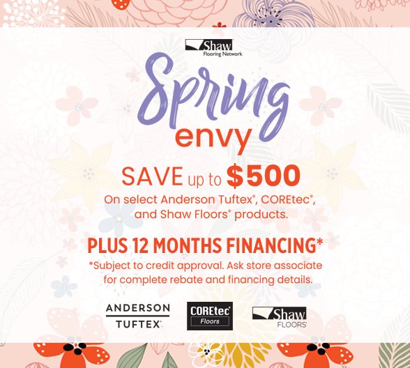 Spring Envy Flooring Sale